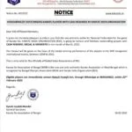 KIO is going to felicitate and honour all the existing players who have won medals between 2019 to 2021.