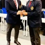 Hanshi Premjit Sen (President of Karate Do Association of Bengal) has been awarded with the most prestigious BRONZE PIN by the World Karate Federation (WKF)